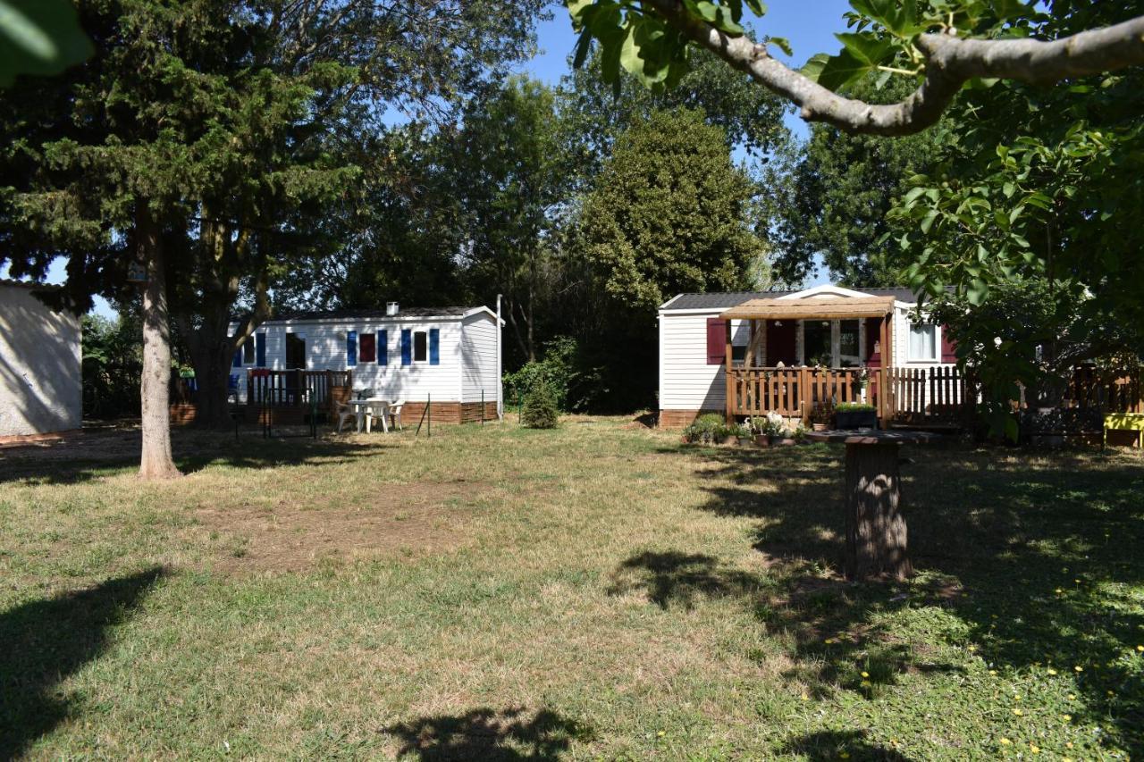 Mobil-Home Sur Terrain Bucolique イエール エクステリア 写真