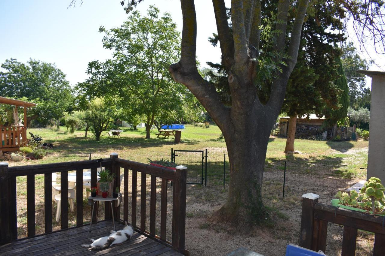 Mobil-Home Sur Terrain Bucolique イエール エクステリア 写真